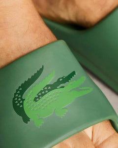 Lacoste Serve 2.0 Evo Sliders In Green